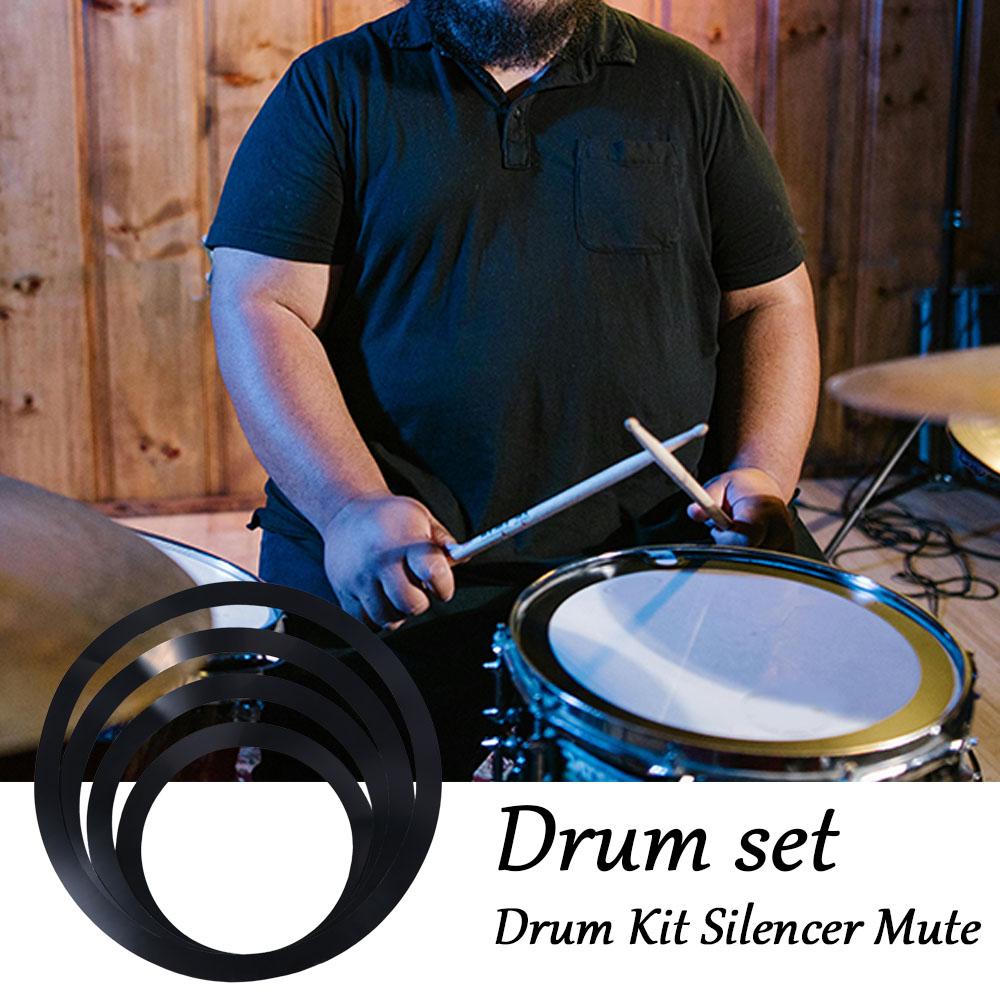 10/12/14/16 inch Drum Practice Pad Dampeners Muffler Rings Drum Drum Mute Rings Replacement Parts
