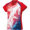 Short Sleeve Game Sunset Red Size S Women's Shirt, (496),