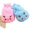 0-6 Months Newborn Fetal Cap Thickened Baby Hat Autumn and Winter Knitted Double-layer Woolen Hat Thermal Pullover Hat