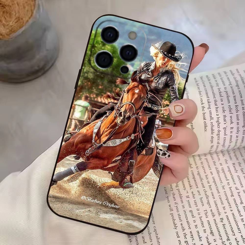 Western Style C-Cowboy Phone Case Silicone Soft For IPhone 17 16 15 14 13 12 11 X XR Plus Pro Max Plus