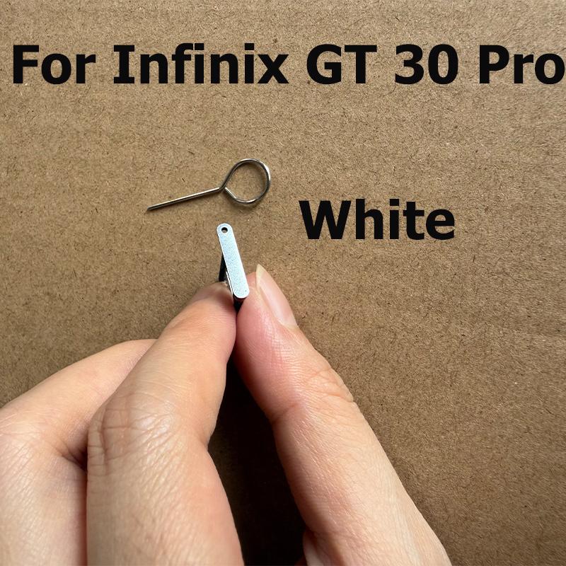 For Infinix GT 30 Pro Sim Card Tray Slot Holder Socket Adapter Connector Repair Parts Replacement X6873