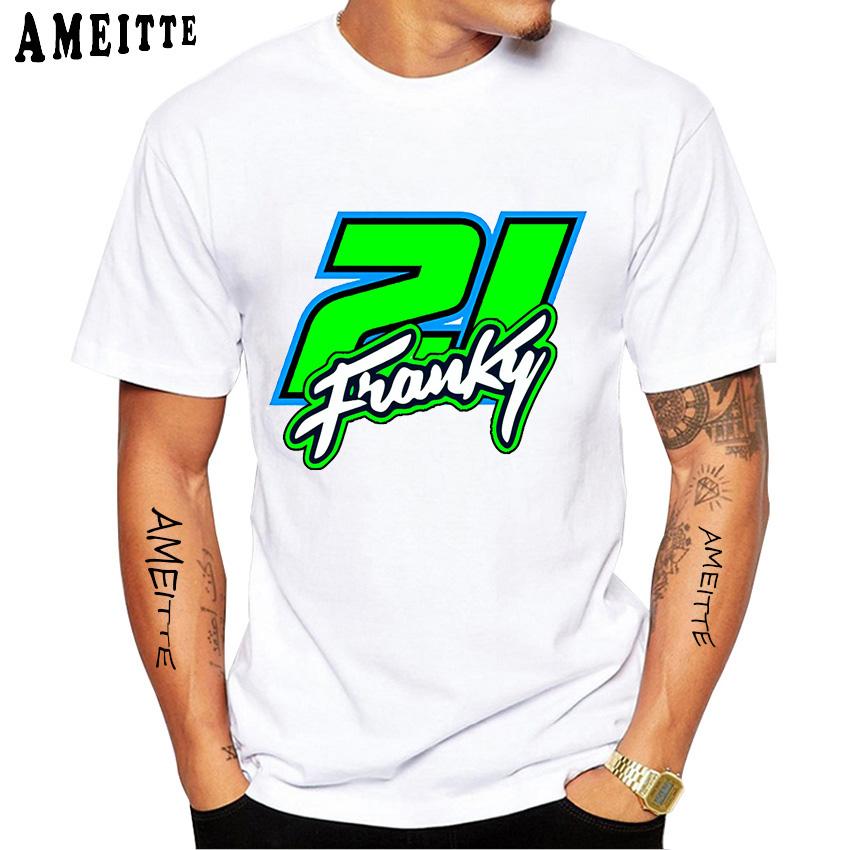 Franco Morbidelli 21 GP Race Sport T-Shirt Summer Men Short Sleeve Hip Hop Boy Casual White Tops Man Motorcycle Ride Tees