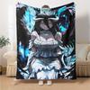 Albedo Overlord Print Flannel Blanket High Quality Warm Comfortable Cover for All Seasons Perfect for Gifts Home Decor