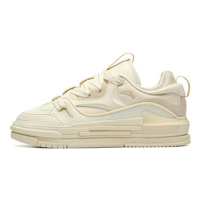 Aotu Bread Shoes Толстая подошва Нескользящие низкие кроссовки для скейтбординга Мужские кроссовки Светло-бежевый 912238060-3