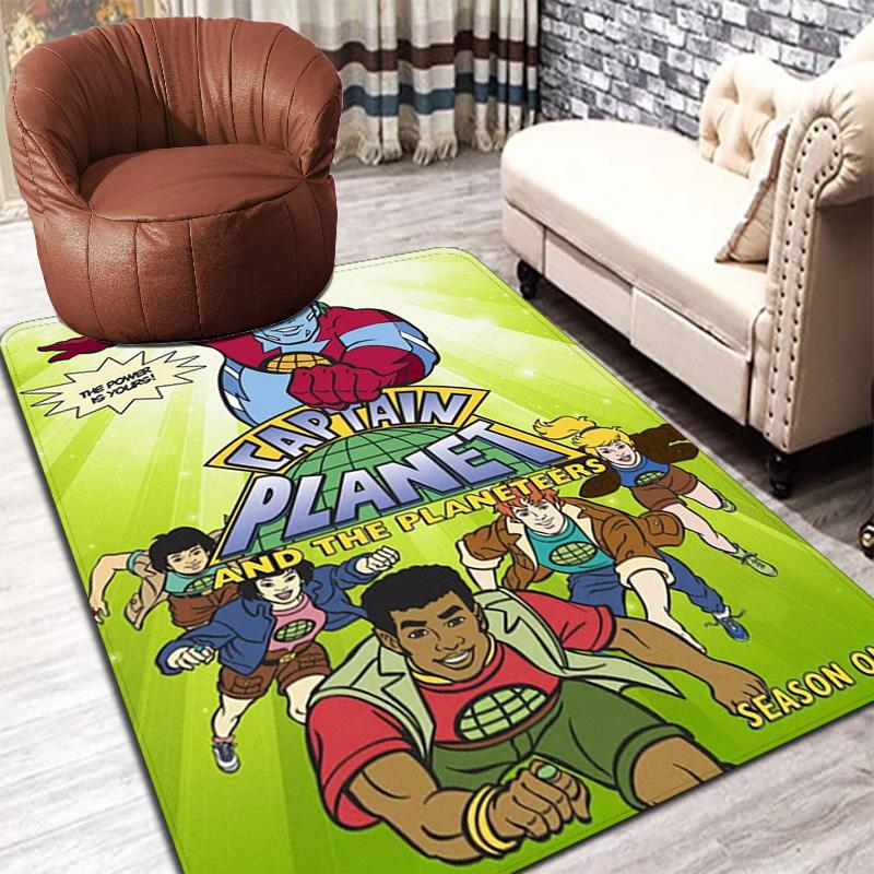 Captain Planet Rug Floor Mat for Living Room or Bedroom Soft and Comfortable Carpet a Gift for Birthday and Holiday.SFF0917062