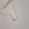Bohemian Minimalist Necklace Silver Heart Pendant Necklace Mini Heart Necklaces  Women Gifts