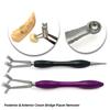 Dental Crown Holder Dental Posterior & Anterior Crown Bridge Placer Remover Silicone Handle Dentistry Lab Instruments