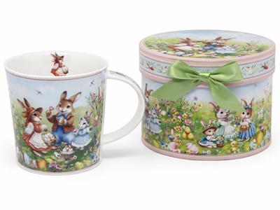 Porcelain Mug 350 Easter Bunnies Gift Box