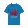 Unisex Softstyle T-Shirt Mens Womens Tees Top Purple Monster Wrap-ture Christmas Wrapping Mayhem Tee