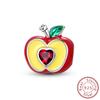 Red Series Charms Beads Pendan 925 Silver Suitcase Red Wine High Heels Cherry Charm Fit Bracelet Woman Jewelry