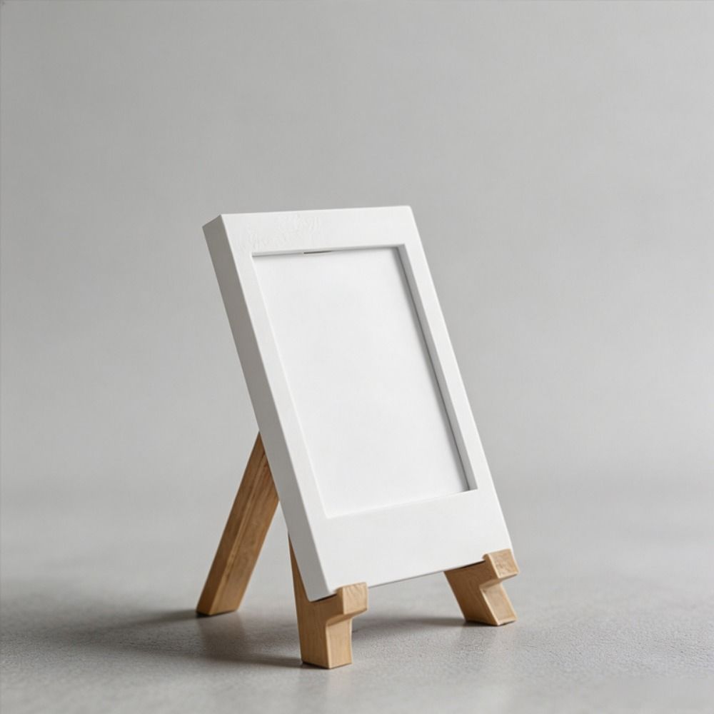 Tabletop Decoration Mini Photo Easel Frame Multicolor Photo Frame Easel for Friends