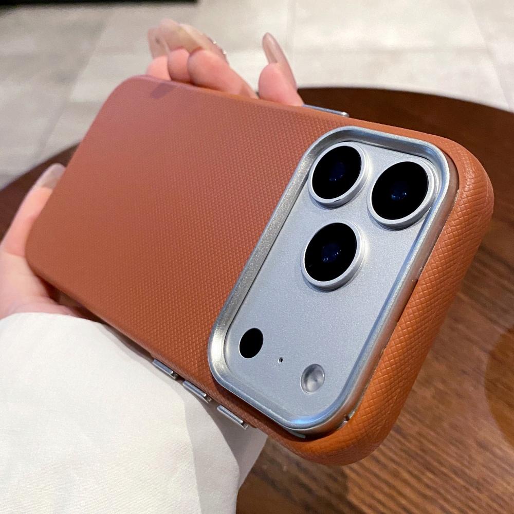 Деловой Текстура Ткани Мягкий ТПУ Чехол Для iPhone 17 Air 16 15 14 13 12 11 Pro Max Plus 17Pro 17Promax Роскошный Ретро Покрытие Funda
