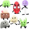 Battle for Dream Island Plush Toys BFDI Plushie Dolls Anime Leaf Fire Flower Waterdrop Bubble Stuffed Figure Kids Peluche Gifts