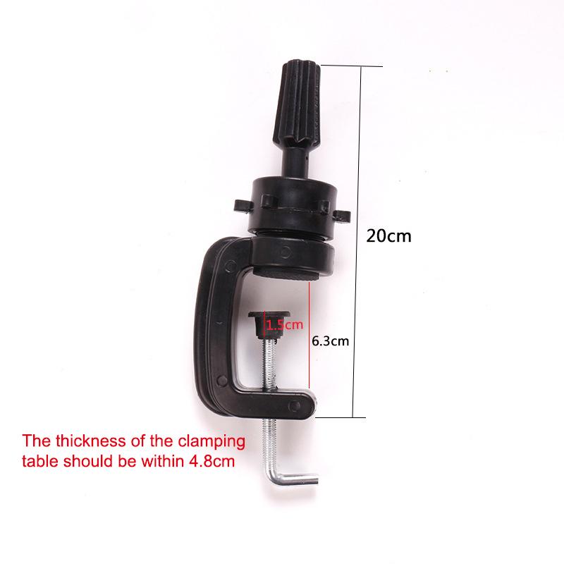 Манекен-рука для практики с прочным настольным кронштейном, гибкая, многоразовая, для тренировки нейл-арта, для акрилового, гелевого рисования, салонного дисплея