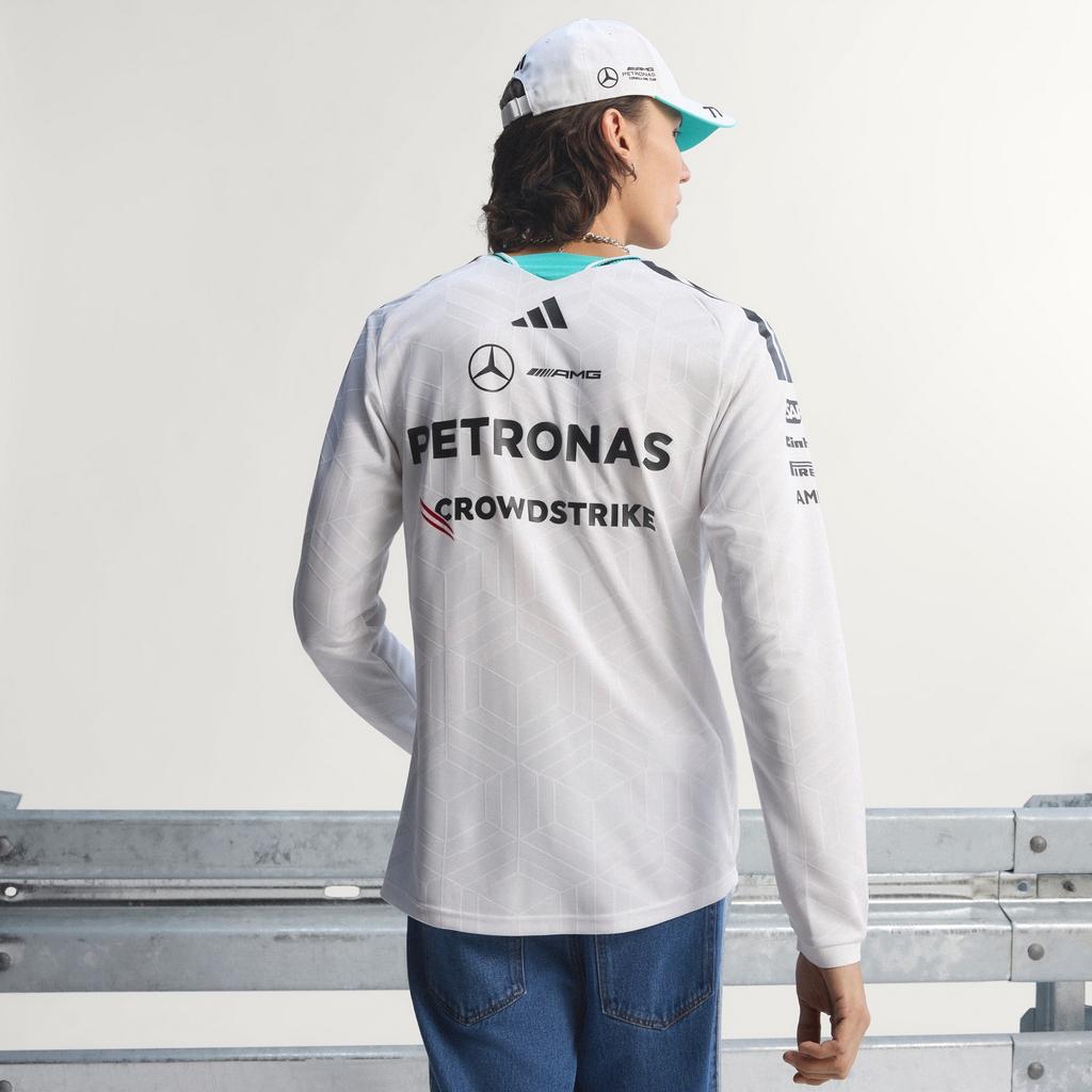 adidas Джерси пилота команды Mercedes-Amg F1 Аутентичное с длинным рукавом Ke5308