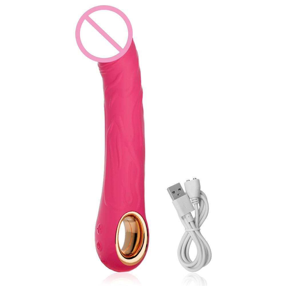 Powerful Dildo Vibrator for Women Clitoris Stimulator Massager Female G Spot Vibrating Big Dick Masturbation Adult Sex Toys