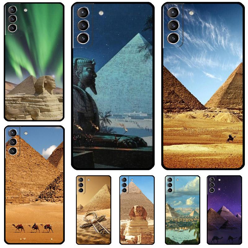 Чехол Пирамиды Египта для Samsung Galaxy S24 S22 S23 Ultra Note 20 S9 S10 Note 10 Plus S20 FE S21 FE