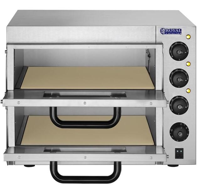 Electric Grill Royal Catering RCPO-3000-2PS-1 Double Pizza Oven (1832)