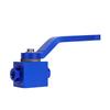 Запорный клапан для тормозной магистрали Синий цвет Алюминиевый сплав 1 8 дюйма NPT Стандартный интерфейс Контроль потока топлива Запорный клапан