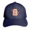 Cute Little Capybara Loves Bubble Tea Baseball Cap Wild Ball Hat Hat Unisex Hood Luxury Unisex cap For Women Unisexs