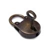 Zinc Zinc Zinc Alloy Mini Travel Wedding Jewelry Box with Key Locks Hardware Bear Head Lock Archaize Padlock