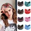 Bohemian Wide Cotton Stretch Headbands Women Headwrap Turban Headwear Bandage Hairbands Bandana Wide Headbands Hair Accessories