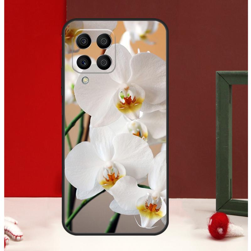 Цветная funda с цветами орхидеи для Samsung Galaxy M51 M31s M21 M11 M12 M32 M52 M20 M13 M23 M33 M53 M14 M34 M54 Чехол
