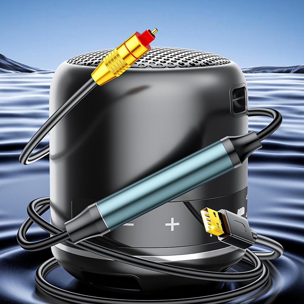 USB-оптический звуковой адаптер USB-оптоволоконный звуковой порт SPDIF преобразователи кабель для подключения компьютера ноутбука