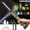 Складной Рабочий Фонарь-Фонарик COB XPE LED, USB-перезаряжаемый, Магнитное Основание и Крючок, Аварийная Лампа для Осмотра Автомобиля, Красный SOS