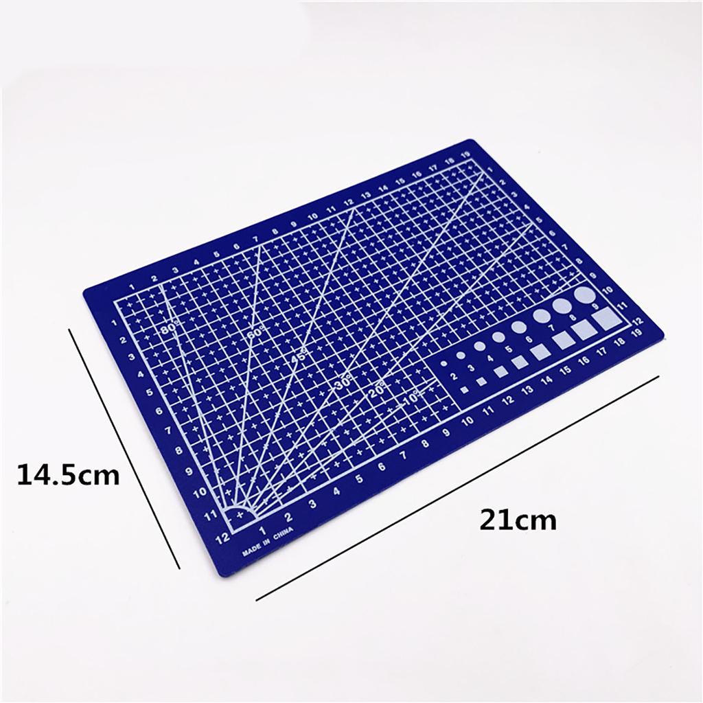 (Nikita) A5 Art Self PVC Cutting Mat Double Sided Gridded Rotary For Craft Fabric