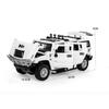 1/24 Hummer H2 Alloy Car Model Diecasts Metal Toys Vehicles High Simulation Sound Light Collection Kids Exclusive Birthday Gifts