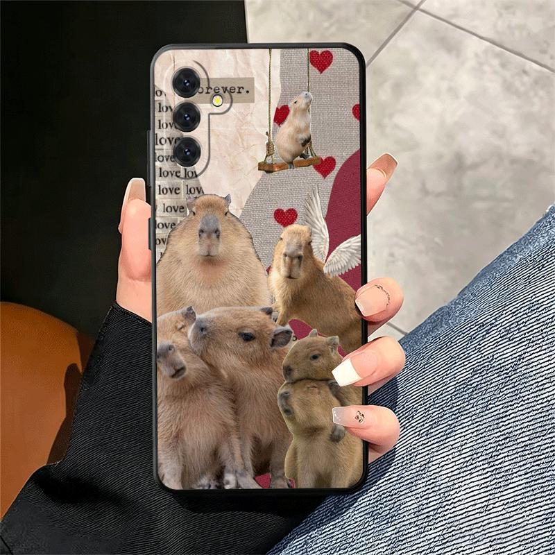 Animal Capybara Cute Soft Phone Case for Samsung A17 A37 A57 A16 A26 A36 A56 A15 A25 A35 A55 A14 A24 A34 A54 A13 A23 A33 A53 A52