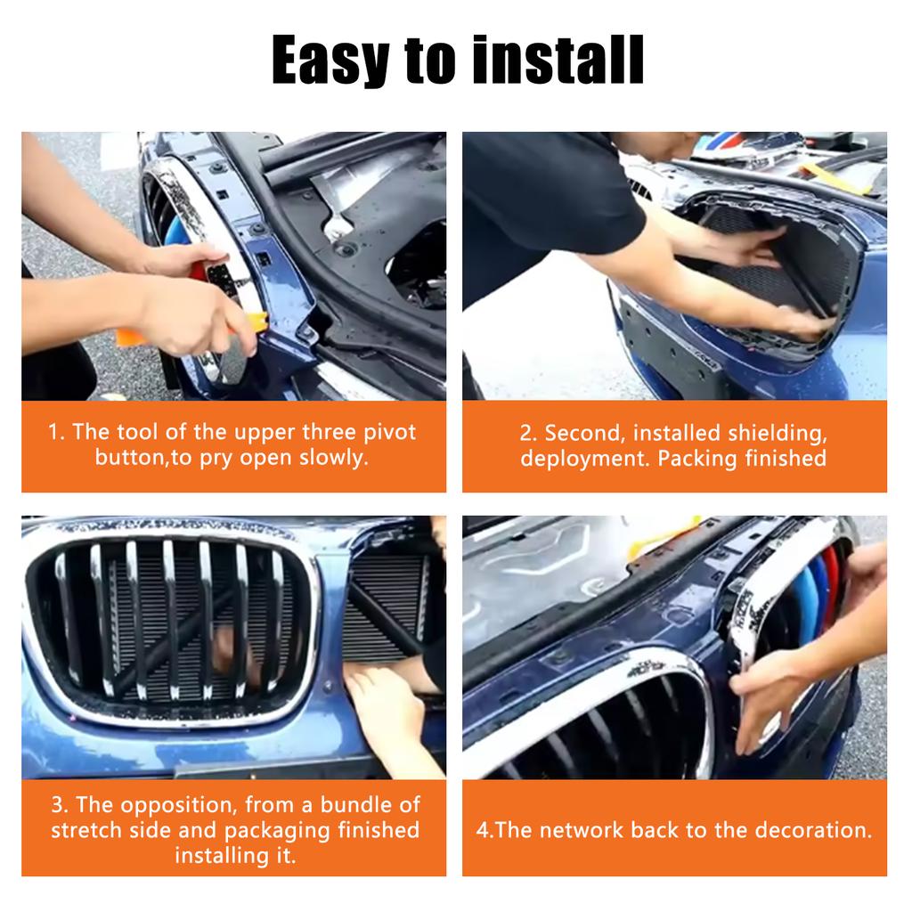 2 Pcs Front Grille Trim Strips For BMW 1 2 3 4 Series F30 F31 F32 F34 F35 F36 G20 G21 F20 F21 F22 Front Kidney Grilles V Brace