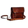 Brown Leather Messenger Bag for Men and Women Vintage Satchel Bag Crossbody Bags