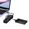 Высокоскоростной многопортовый USB 3.0 концентратор с вертикальным расширением для ноутбуков и настольных компьютеров.