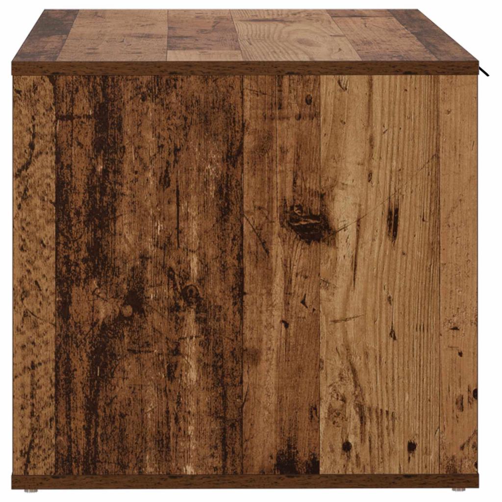 Cat Litter Box Furniture Reclaimed Wood 100 x 49 x 45 cm Engineered Wood