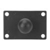1 Inch Ball Mount Universal Aluminum Alloy AMPS Square Plate with AMPS Hole for RAM Mounts B Size Ball Double Socket