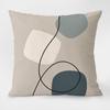 Simple Geometric Pattern Pillowcase Dormitory Decoration Office Living Room Sofa Home Pillowcase