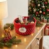 Santa Claus Desktop Organizer Multifunctional Candy Storage Basket  Table Decor