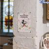 1 шт. Металлическая жестяная табличка Disney Vintage Mickey Mouse - 20,32x30,48 см Ретро Праздничная тематика Настенное искусство с воздушными шарами и конфетти, Прочный