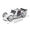 Model Toy Assembled Solar Powered Sports Car Plastic Power Drive Racing Car  Decoration Accessories