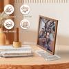 Акриловая подставка для фотографий Небьющаяся прозрачная подставка Настольная подставка Нескользящий держатель для демонстрации фотокниг Аксессуар для украшения дома