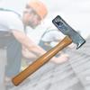 Shingling Hammer Wood Handle Multifunctional for Camping Enthusiasts Home Outdoor Workers Home Drywalls Repair