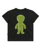 HOODHOOD Alien Graphic Short Sleeve T-Shirt Black