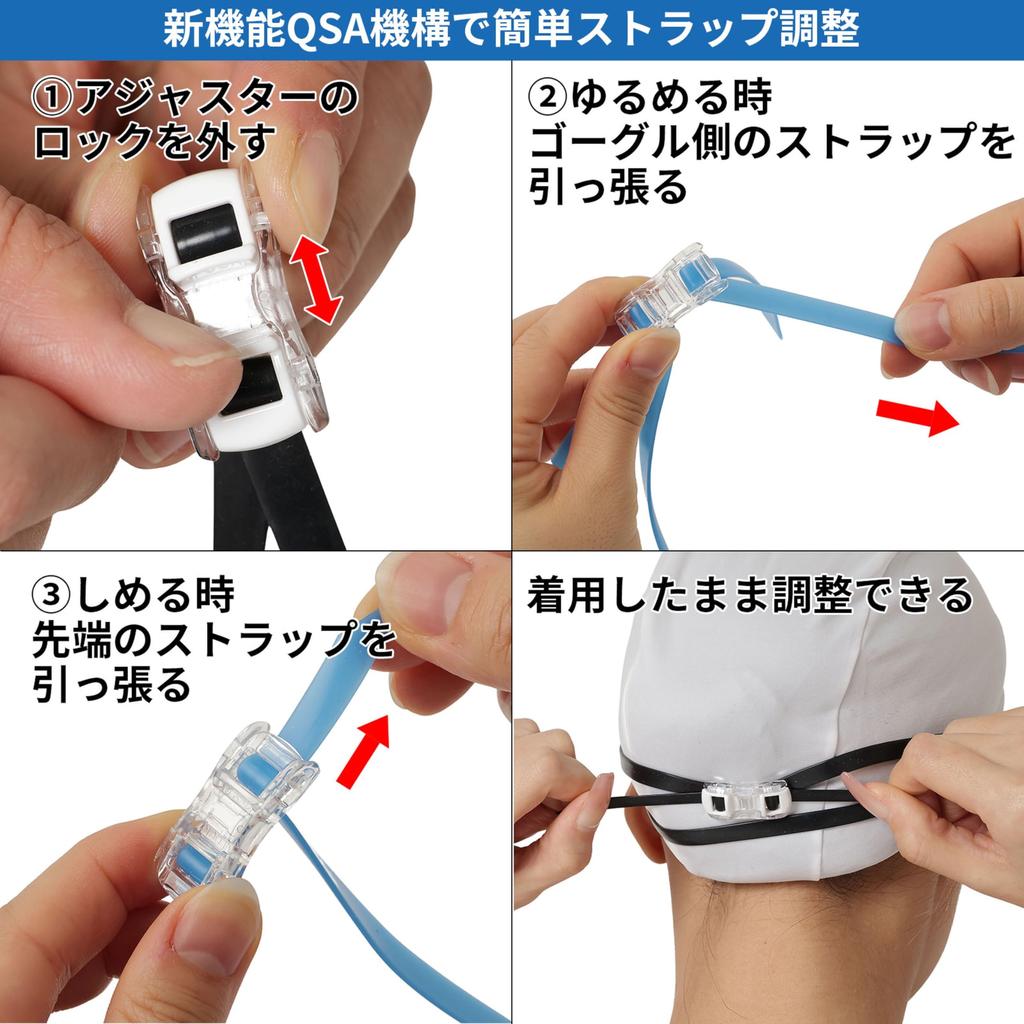 View V240SAM BLY Swimming Made in Stays in Place During Dive and Cushioned Racing For Ages WA Mirror Type with Goggles, Japan, Turns, Model, 10-Adult,