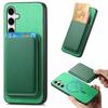 For Samsung Galaxy S25 Case Detachable Magnetic Card Bag Leather Phone Back Cover