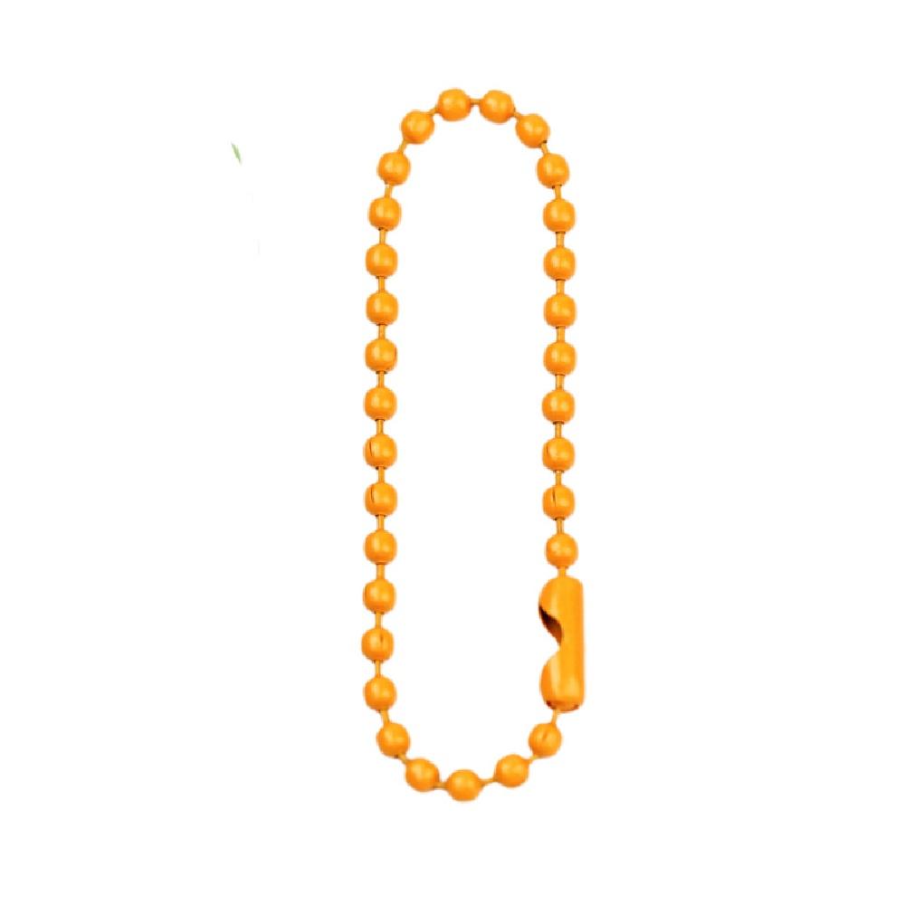 Цветная шариковая цепочка-коннектор 20/12 см, подходит для брелка, ключа, железная цепочка, куклы, бирка, DIY изготовление ювелирных изделий, цепочка для подвешивания игрушек