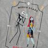The Nightmare Before Christmas Womens/Ladies Scary Holidays Jack and Sally Heather T-Shirt
