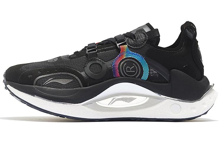 Li Ning Shadow CRC Спортивные повседневные кроссовки с низким верхом Мужские Черные AZGS083-4
