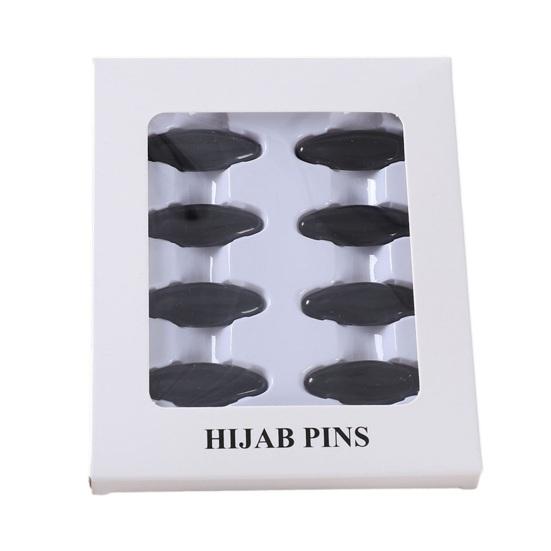 8 шт. прищепки, противоскользящие, легкие, защищающие от воздействия булавки для воротника, защитные булавки, инструмент для фиксации повязки на голову, фиксирующая булавка для шарфа, пластиковая брошь